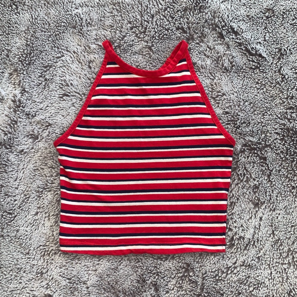 Razor Back Cropped Tank